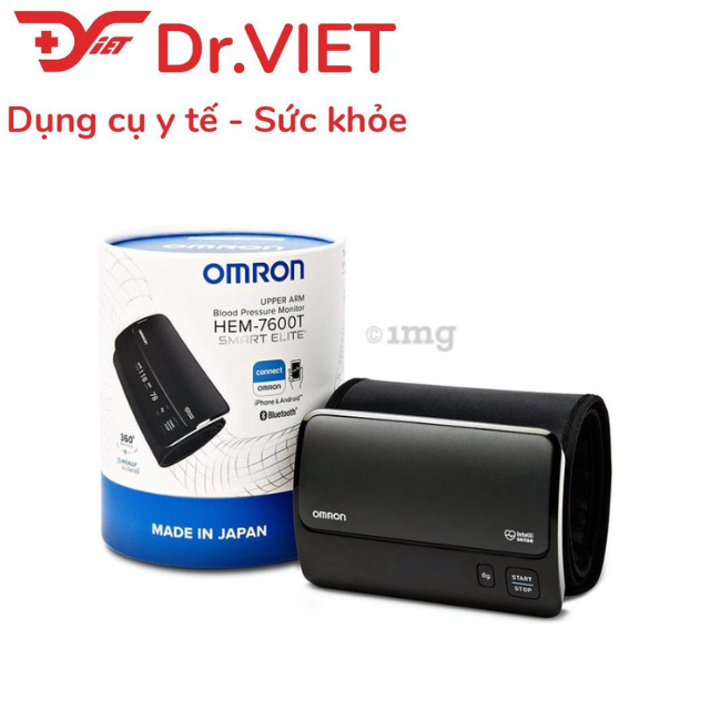 Máy đo huyết áp bắp tay OMRON HEM-7600T chính hãng- sử dụng công nghệ Intellisense mới nhất hiện nay