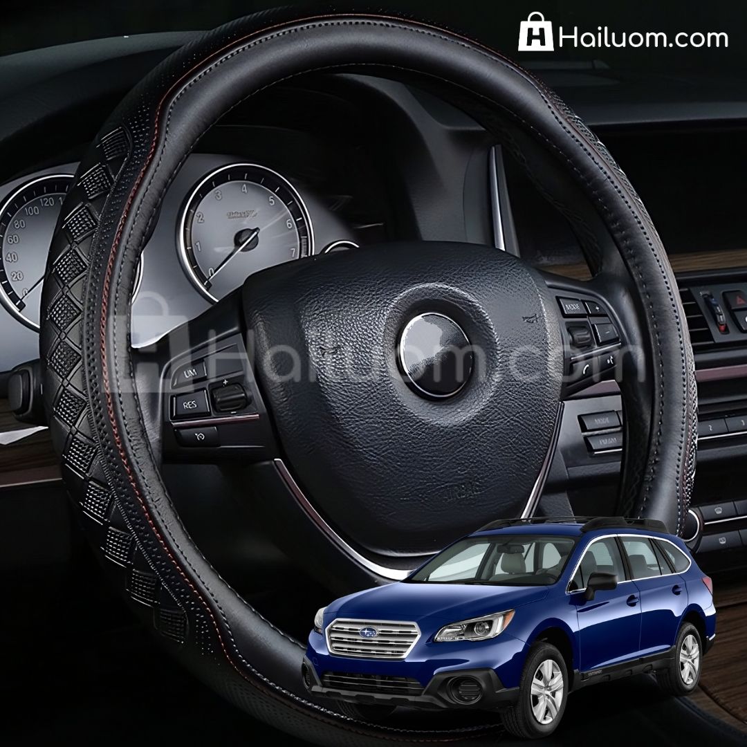 Bọc Vô Lăng ô tô cho SUBARU OUTBACK Da Thật Cao Cấp 4 Mùa