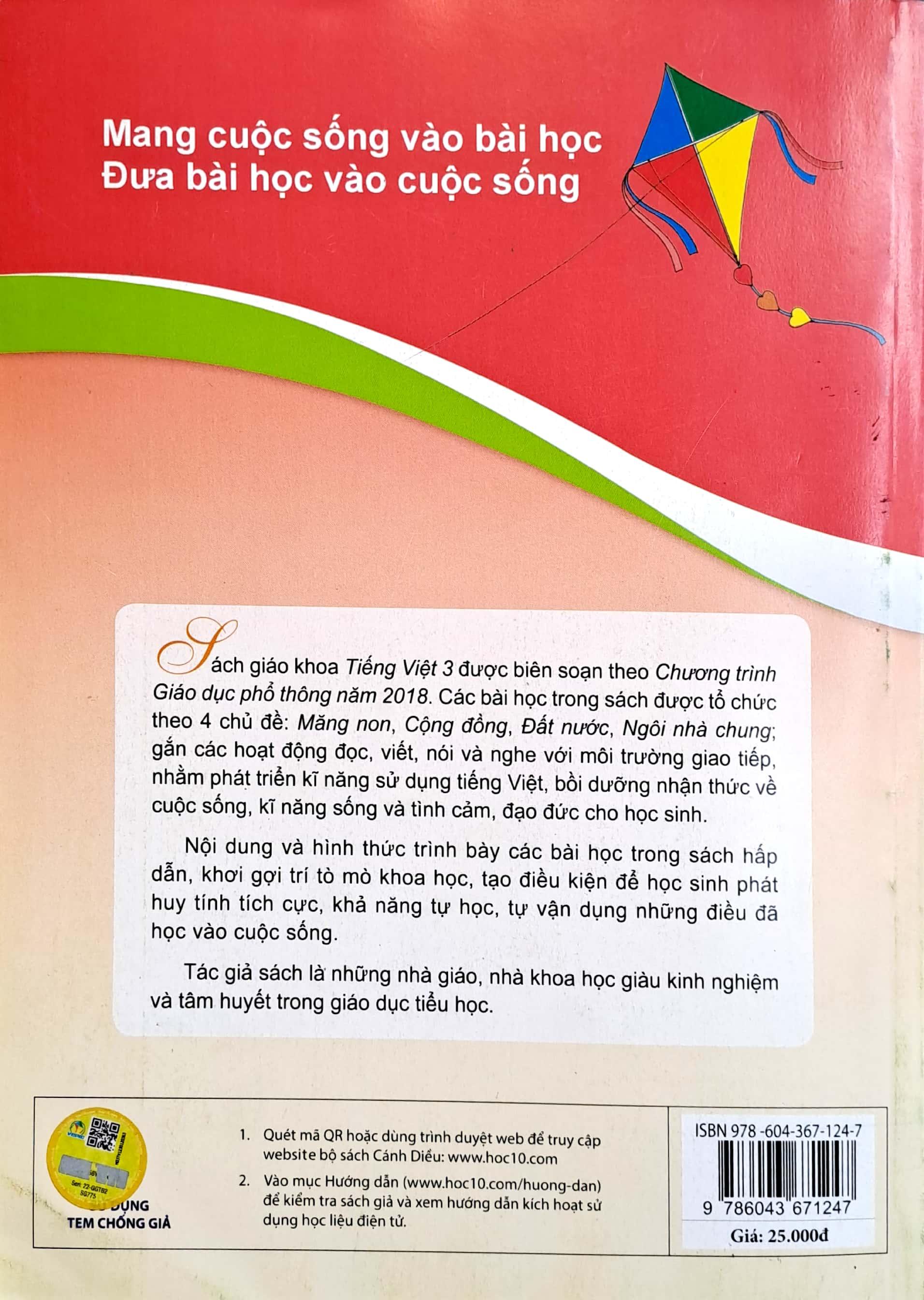 Tiếng Việt 3 - Tập 1 (Cánh Diều) (2023)