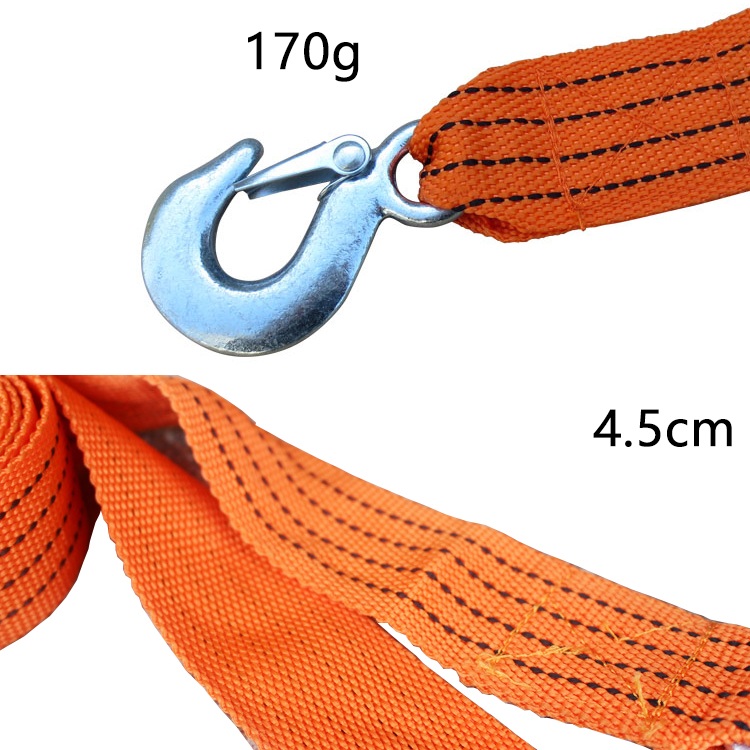 ROGTZ Dây Cáp Kéo Ô Tô Siêu Bền Loại 3M - Cáp Cứu Hộ Xe Hơi - Hàng Nhập Khẩu