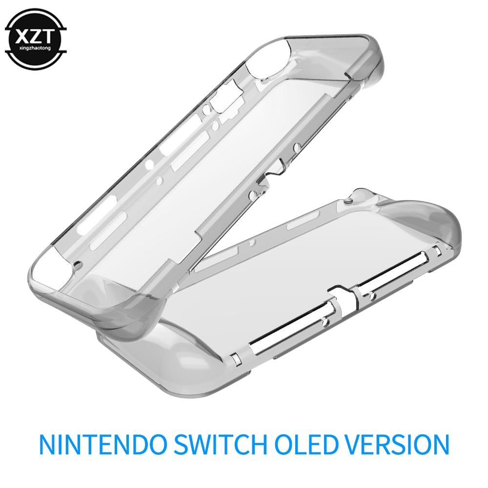 Trường hợp có thể cập bến cho Nintendo Switch OLED Model TPU Case Case Cover cho Nintendo Switch OLED Model Màu sắc: 1PCS trong suốt