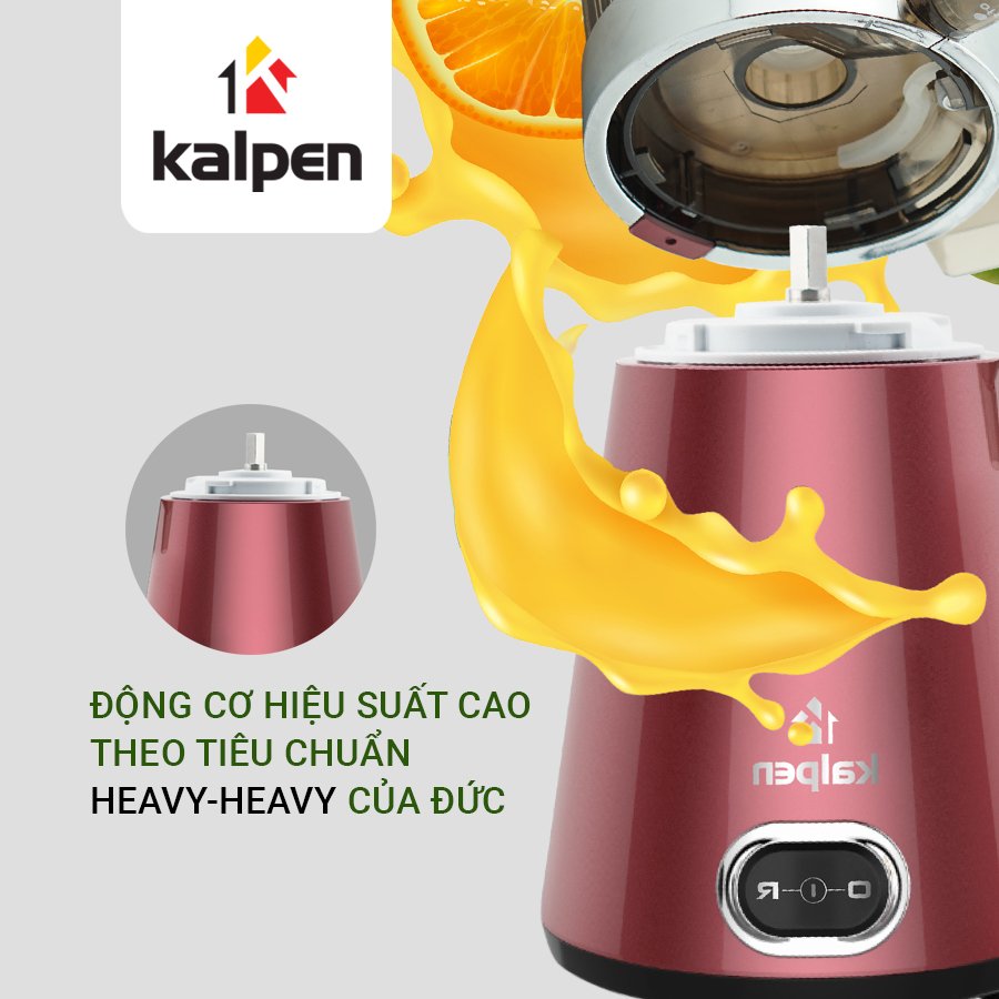 Máy ép chậm Kalpen J8 công suất 400W - Hàng chính hãng