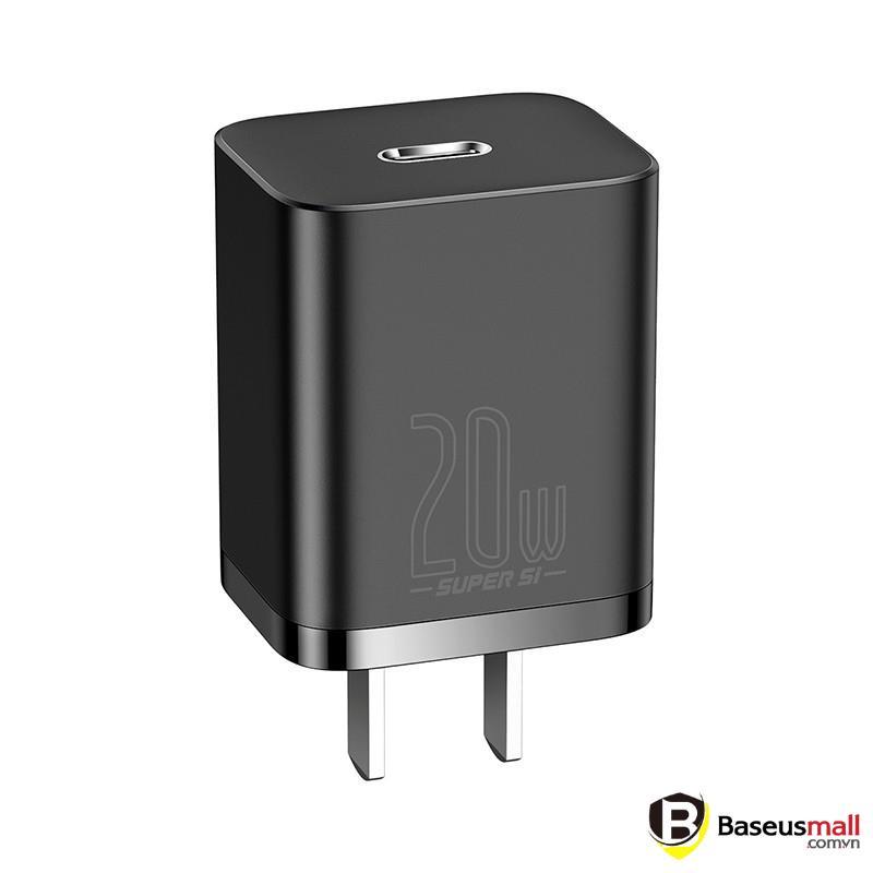 Baseus Bộ sạc nhanh, nhỏ gọn Baseus Super Si Quick Charger 20W 12/13 Series (Hàng chính hãng)