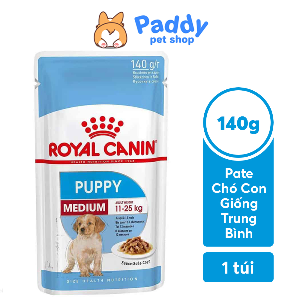 [140g] Pate Cho Chó Royal Canin Medium Puppy