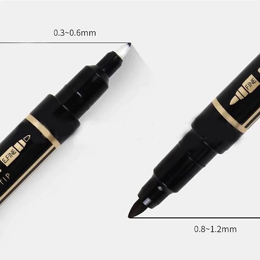 Bút Dạ Dầu Pentel 2 Đầu N75W Nét Nhỏ| Viết Được Trên Mọi Bề Mặt Chất Liệu.