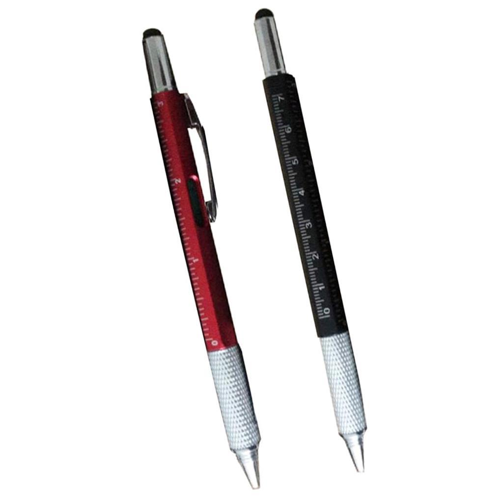 Capacitive Stylus Pen Touch Screen Pen for Samsung Apple Phone Black+Red