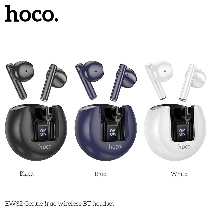 Tai Nghe Bluetooth Dành Cho Hoco. TWS EW32 V5.3 Cực Hay Pin 4h Có LCD Hàng Chính Hãng Dành Cho Điện Thoại Hàng Chính Hãng