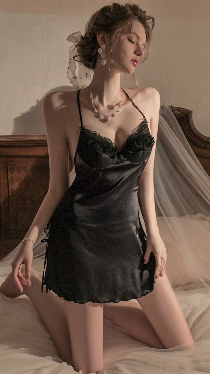 Đầm Ngủ Lụa Quyến Rủ (Không kèm áo choàng) - B.Lingerie