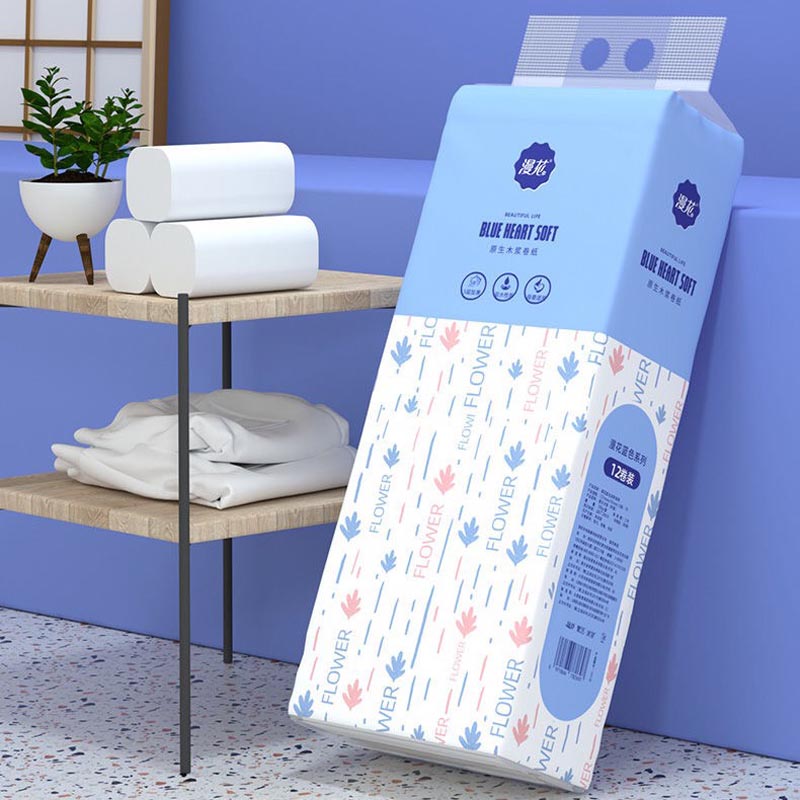 Giấy vệ sinh cuộn không lõi dạng cây 5 lớp