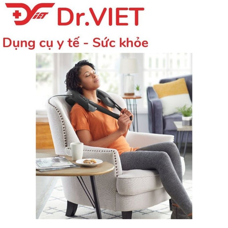 Đai massage cổ vai gáy Shiatsu kèm nhiệt hồng ngoại NMS-377HJ