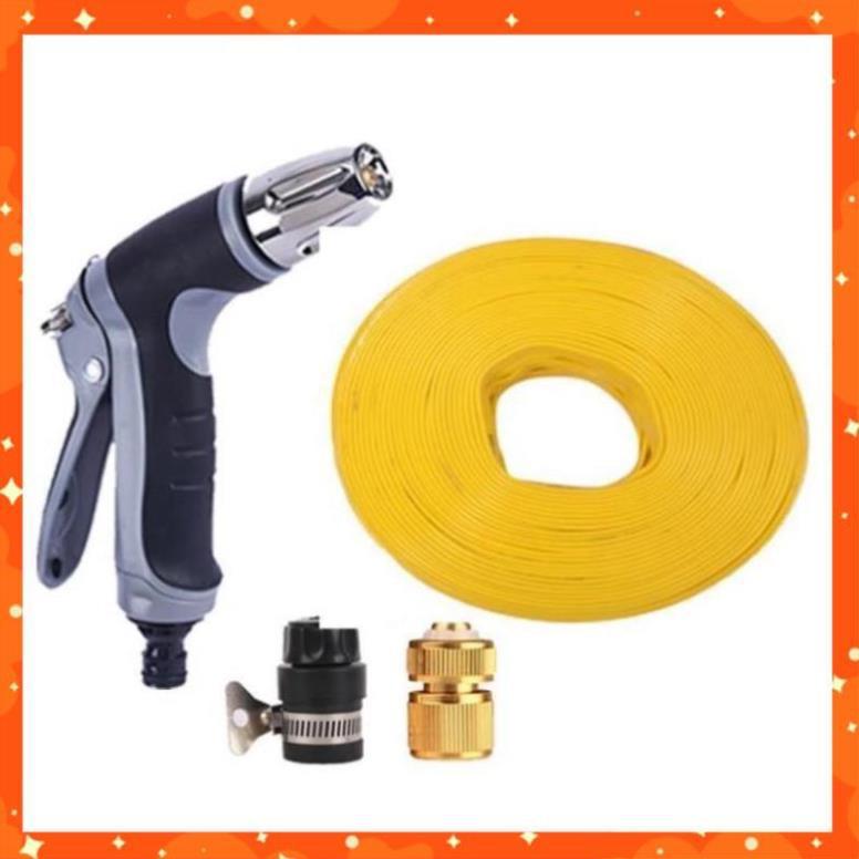Bộ dây và vòi xịt tăng áp rửa xe tưới cây 15M 206817