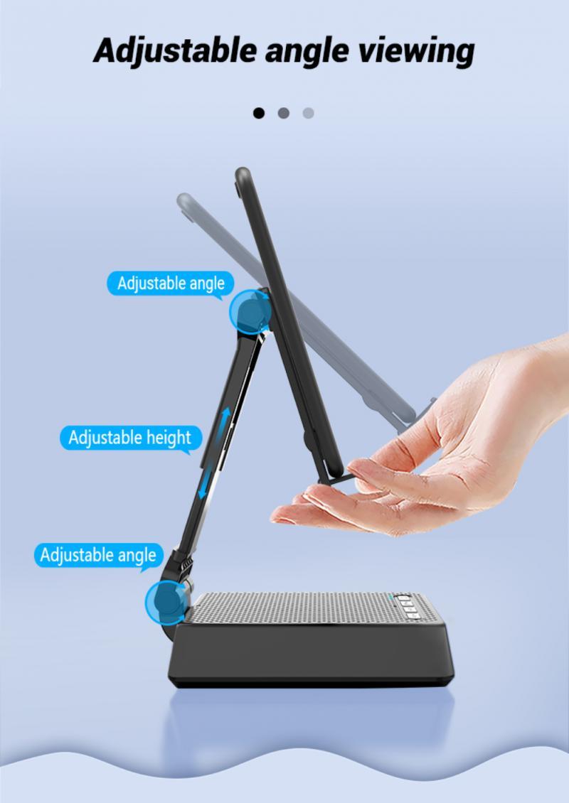 L29 Mini Portable Wireless Bluetooth-compatible Speaker Folding Phone Holder Bracket Compatible For Iphone Samsung Xiaomi