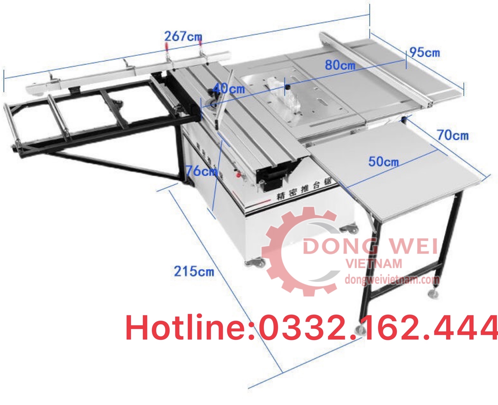 máy cưa bàn trượt đa năng WJ220