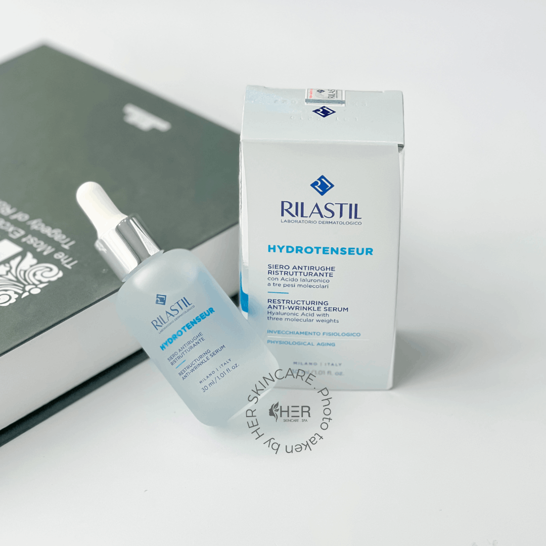 Serum cấp ẩm cho da lão hóa Rilastil Hydrotenseur Restructuring Anti-wrinkle Serum 30ml
