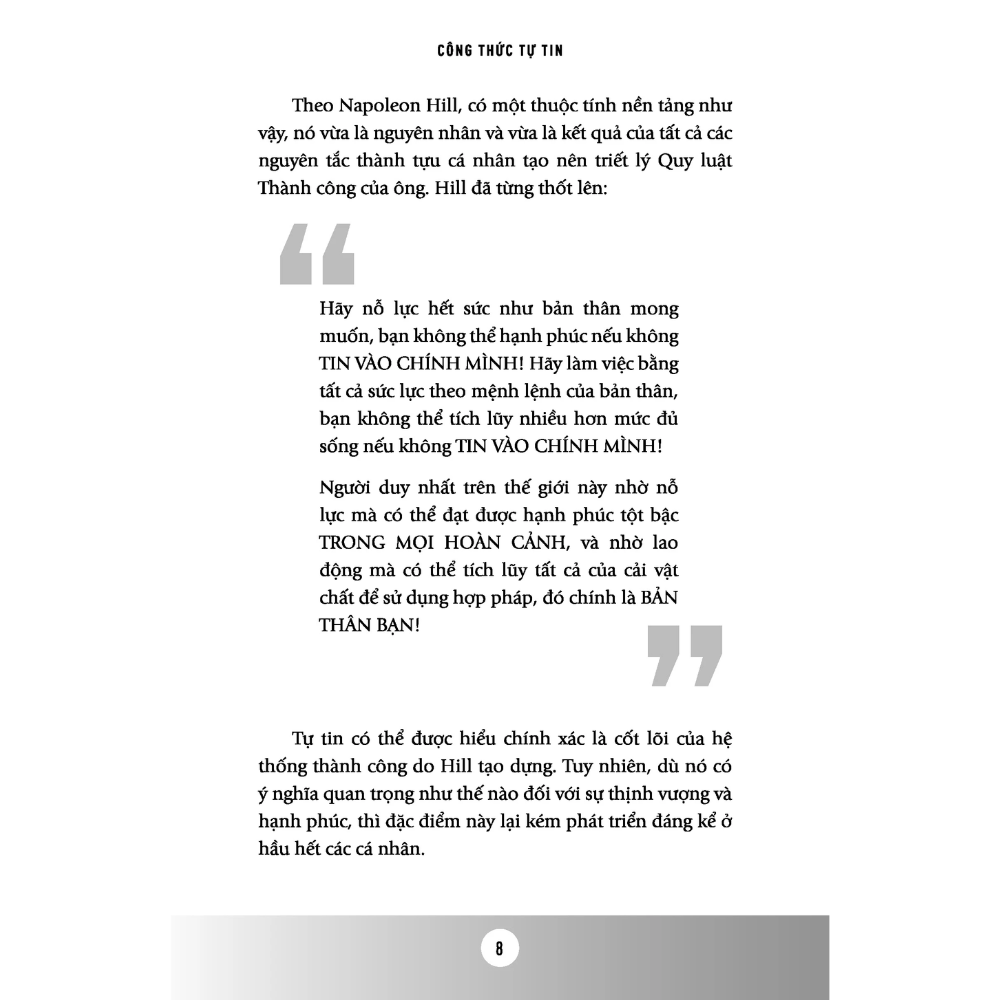 Sách Công Thức Tự Tin Để Vươn Tới Sự Tự Lập Và Thành Công