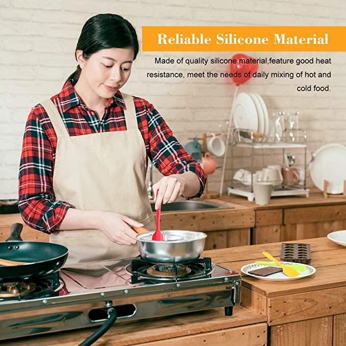 Dụng cụ trộn bơ và bột làm bánh bằng silicon chống dính tiện dụng