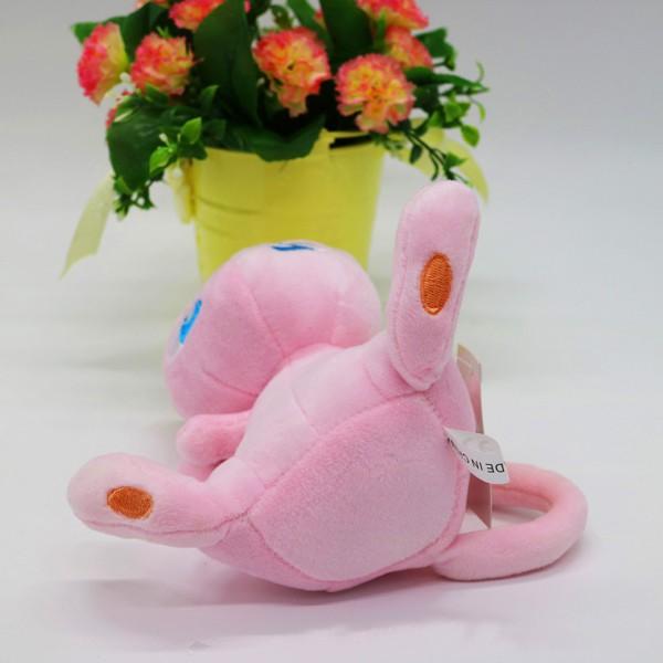 Gấu Bông Pokemon Mèo Mew Hồng Ngồi Dễ Thương Tặng Kèm 1 Ví Bóp Đựng Thẻ Dễ Thương Như Hình