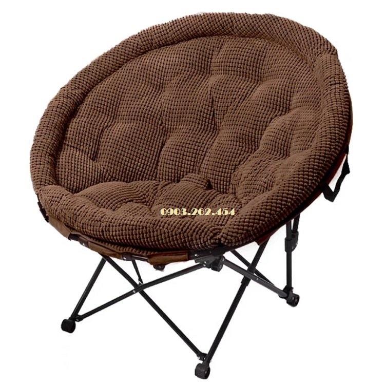 Ghế lười nằm thư giãn PAPASAN, đệm dày êm ái, gấp gọn dễ dàng, khung thép chắc chắn - BH 24 tháng - RE0756