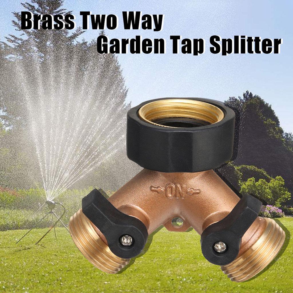 3/4 ''2 Đường Nước Vòi Bộ Chia Cổng Kết Nối Cho Tưới Cây Hay Rửa Xe
