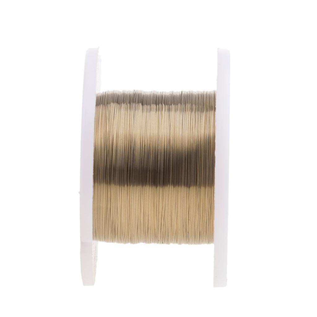 High Hardness Gold Alloy Wire LCD Separator Screen Glass Cutting Separation Line Repair for iPhone Samsung HTC Huawei and Many Other Smart Phones 100 m Length
