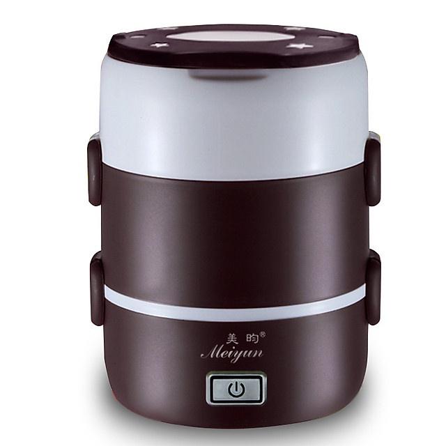 Hộp cơm điện 3 tầng Meiyun My3in nấu cơm hâm nóng mang tới văn phòng - Hộp xấu