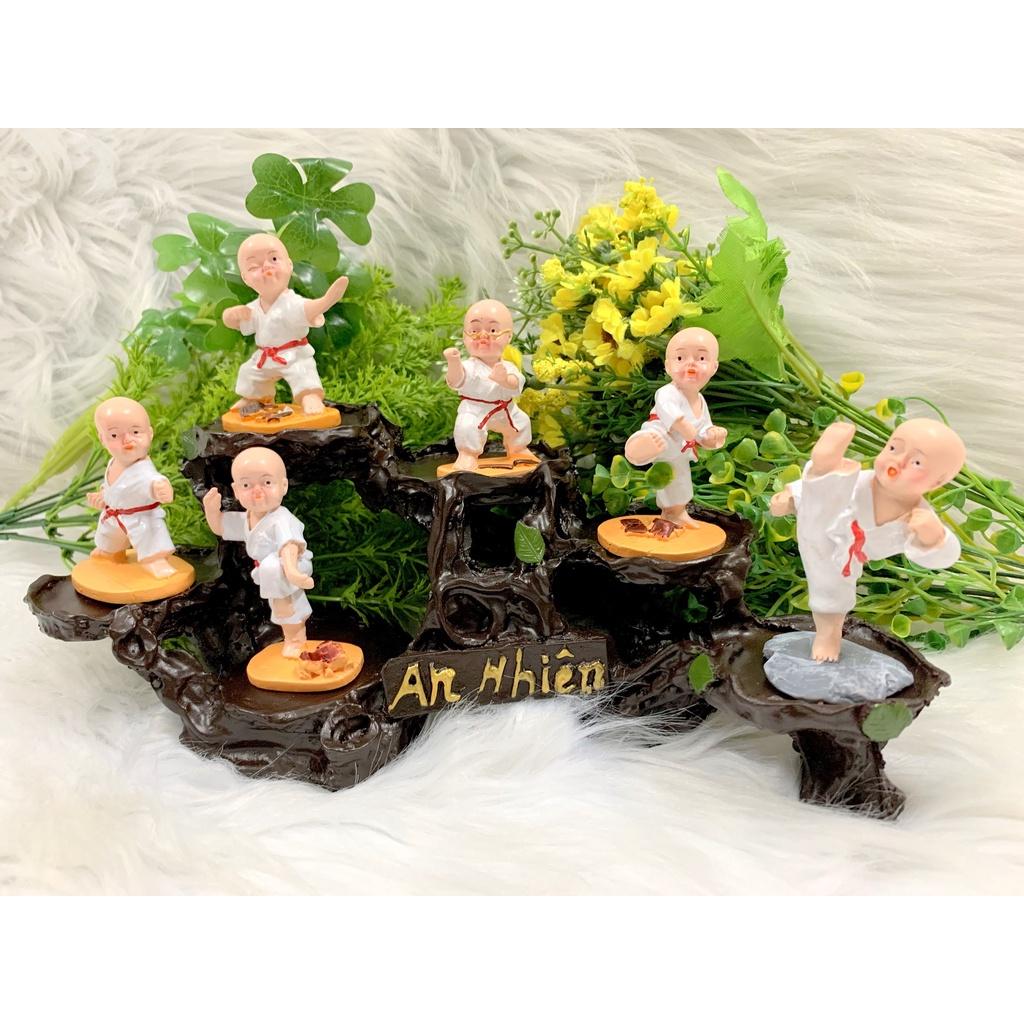Full Set bộ 6 tượng Karate kèm đế tượng 6 chân An Nhiên