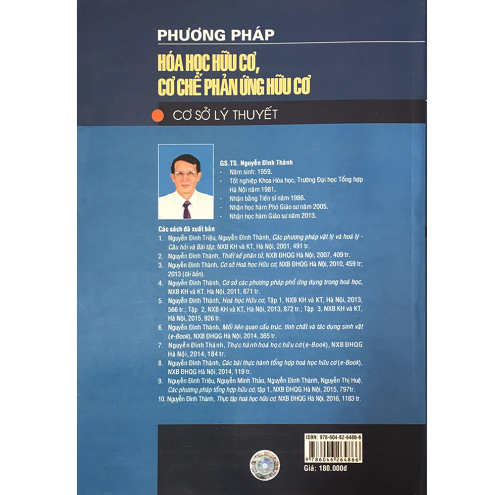 Phương Pháp Hóa Học Hữu Cơ - Cơ Chế Phản Ứng Hữu Cơ - Tập 1 - Cơ Sở Lý Thuyết