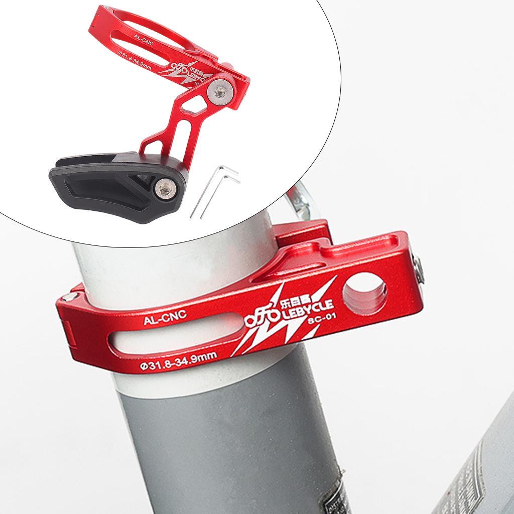 Aluminum Alloy Chain Guide  Bike Single  Part Universal red