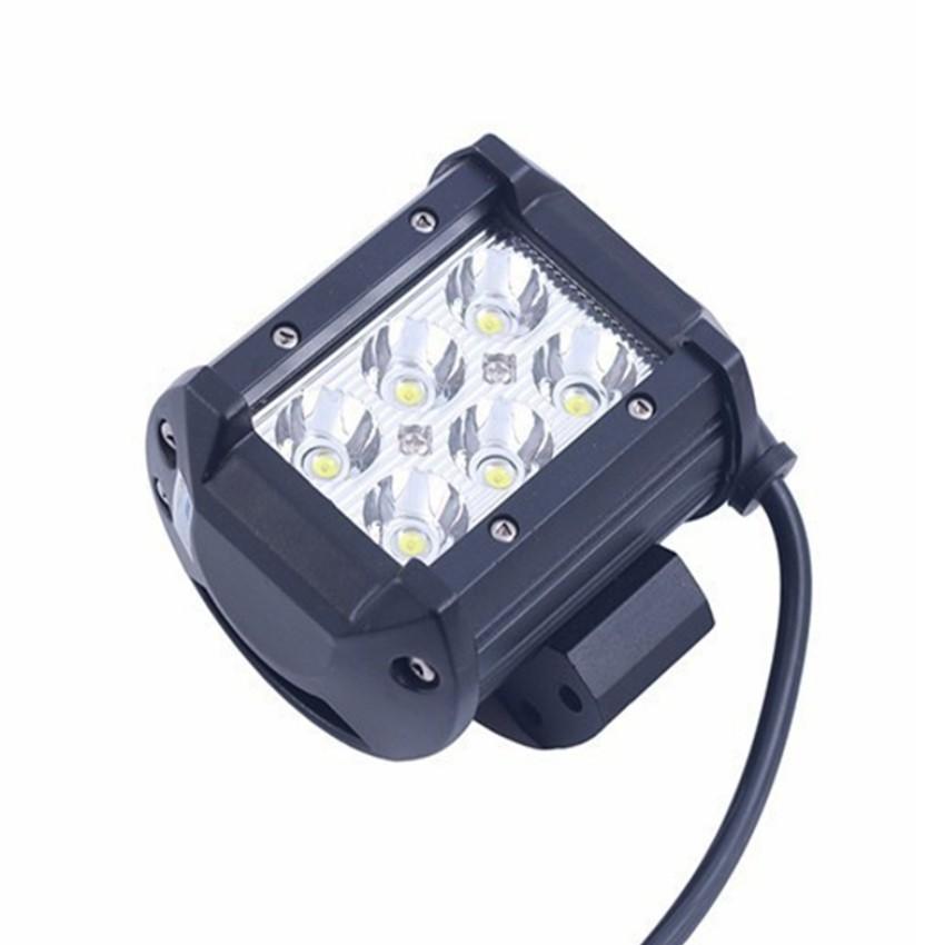Đèn led trợ sáng C6 18w (sáng trắng) 206362 tặng  bộ 4 miếng dán chống xước tay cửa xe ô tô TL 239