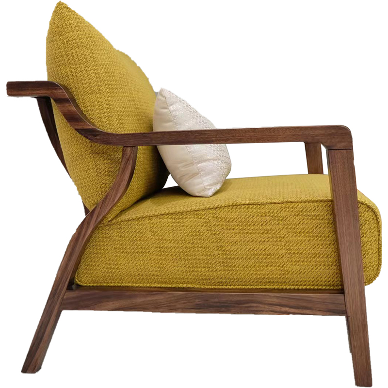 Junnuojiaju Ghế thư giãn 2601(Tư vấn giá cụ thể để tìm dịch vụ khách hàng)Bao vây. cái ghế Ghế sofa bằng gỗ cứng kiểu mỹ Ghế phòng khách mỹ