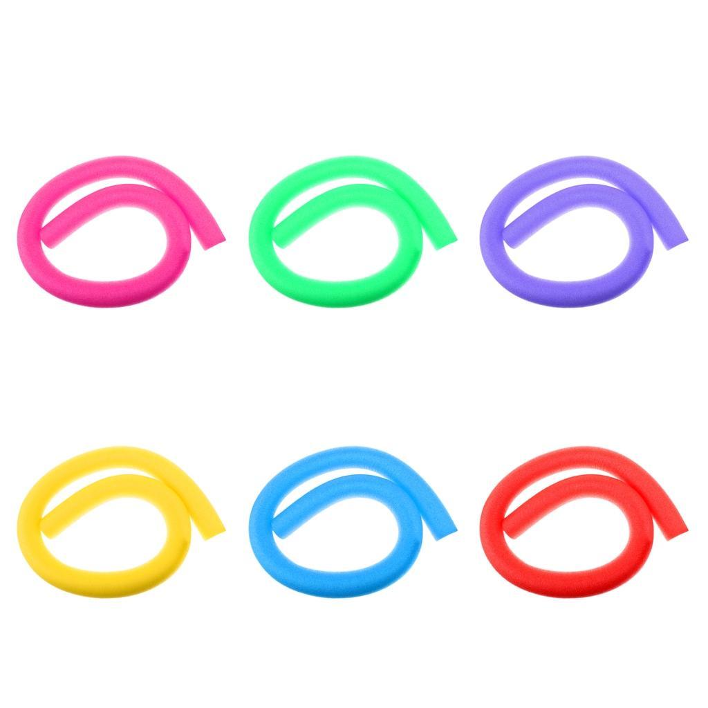 4x Foam Flexible Swimming Pool Noodle Float Aid Pool Fun Kids Toys 1.5m
