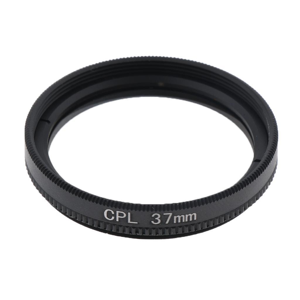 2 Pieces 37mm CPL Lens Circular Polarizer Camera Lens Filter for Phone Lens