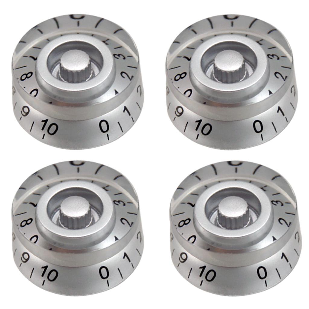 Speed Knobs Control for LP SG Electric Guitar Instrument Replacement Silver