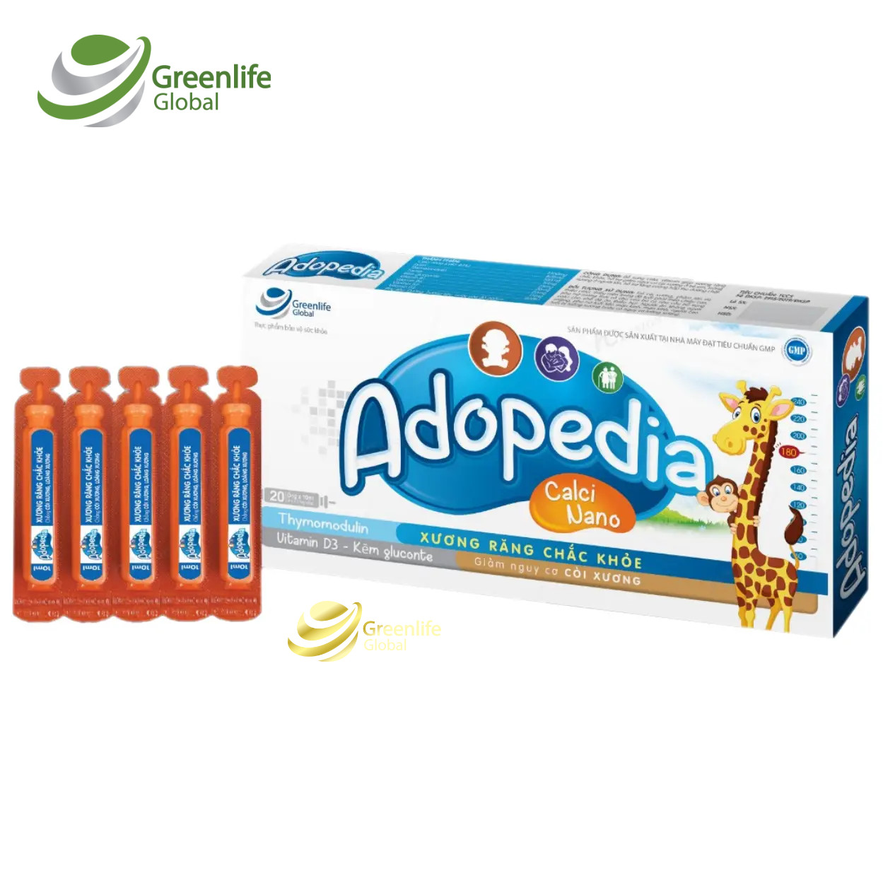 Adopedia Đại Uy - Giúp xương chắc khoẻ, tăng cường hấp thu dưỡng chất