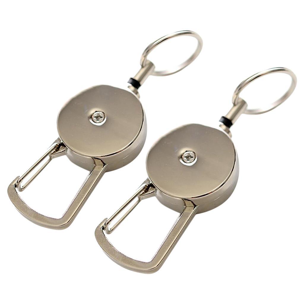 Anti- Telescopic Keychain Anti   Clasp Key Buckle