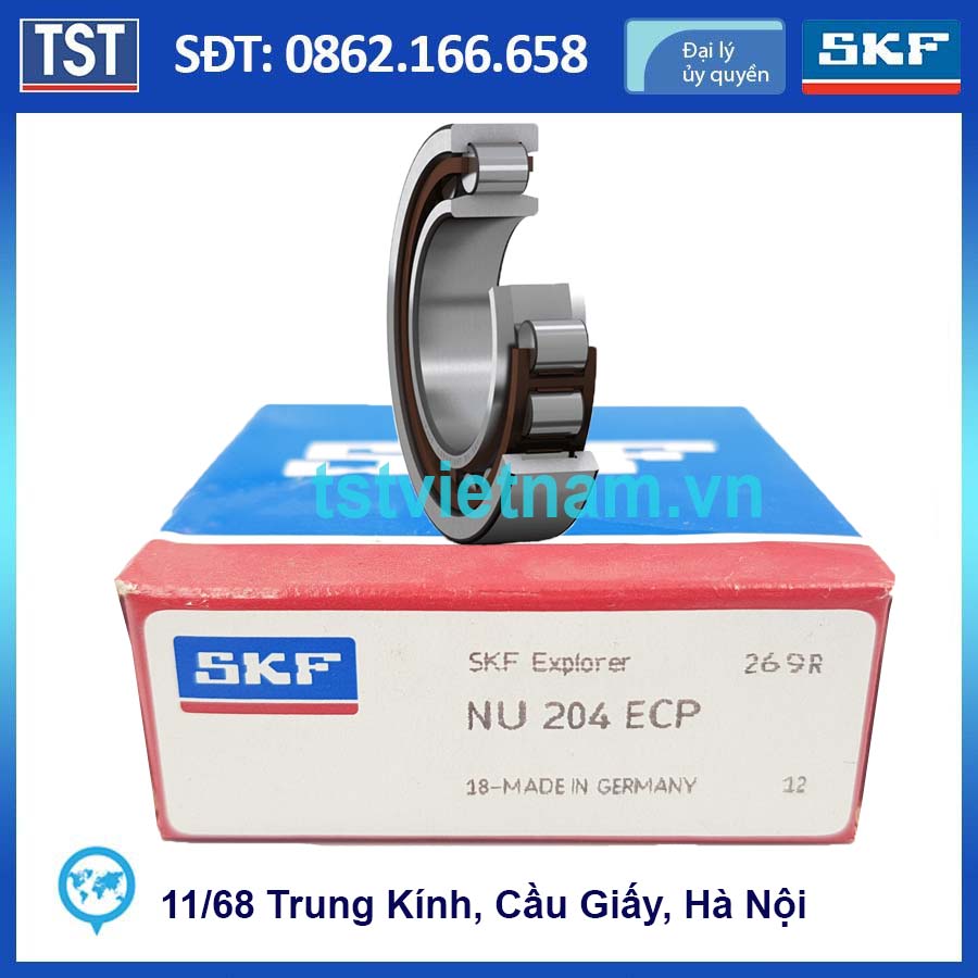 Vòng bi SKF NU 204 ECP (Chính hãng 100%)