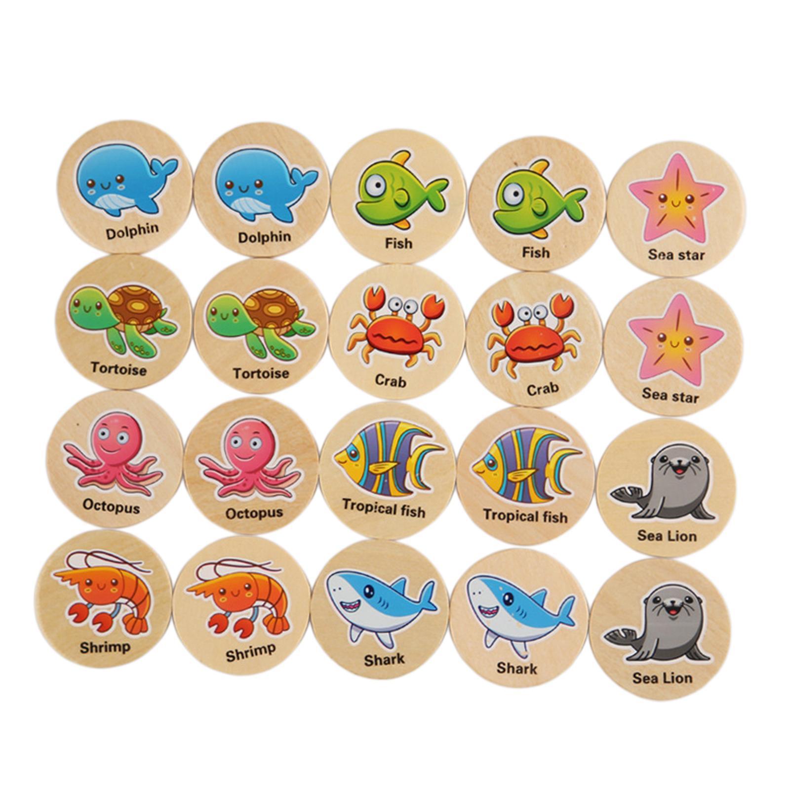 Memory Matching Game Cognitive Ability Toy for Ages 3 and up Development Toy