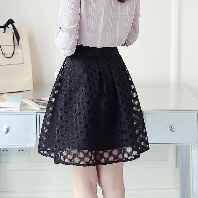 Chân váy 2 lớp ren đẹp có sẵn