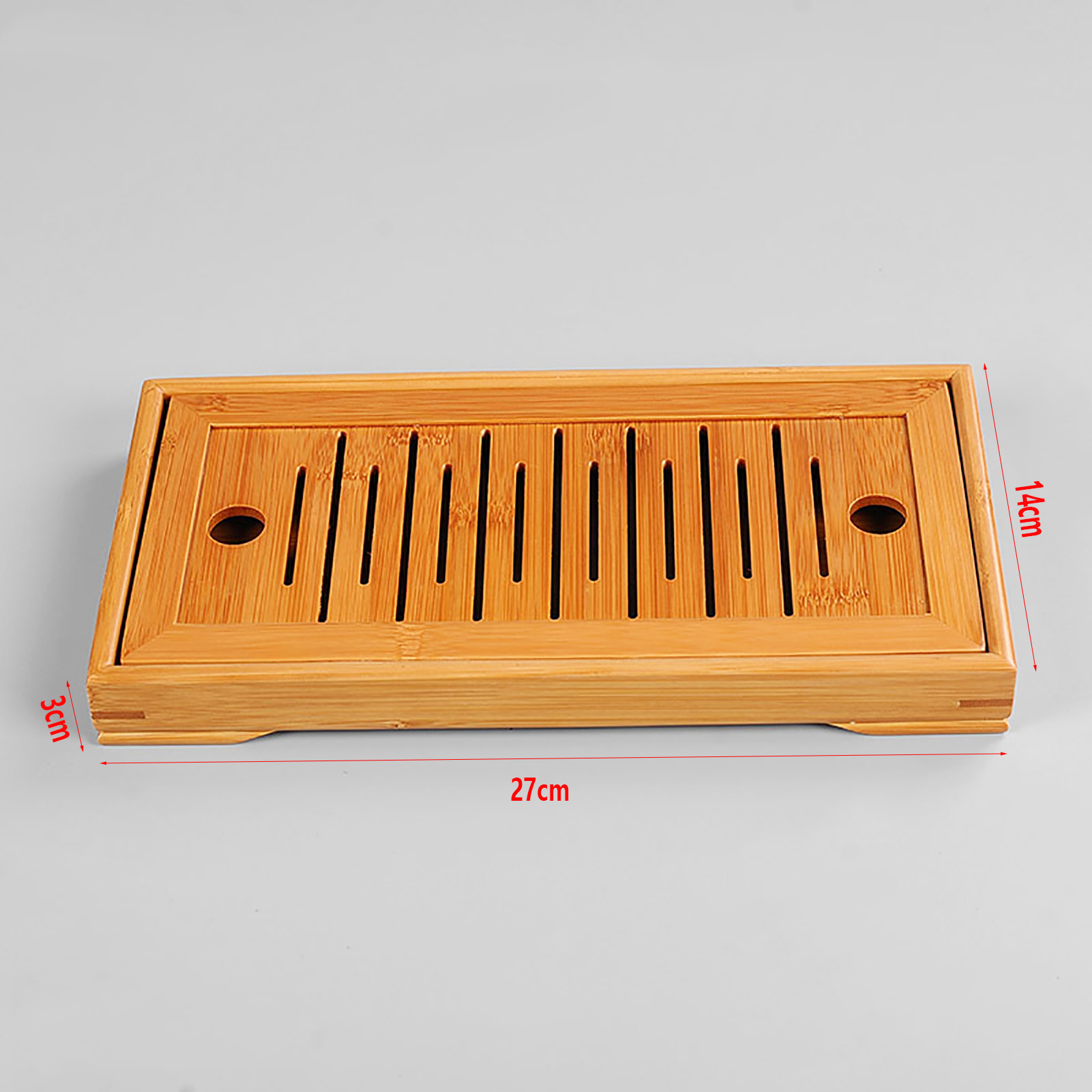 Khay Phục Vụ Trà Nhỏ Bằng Tre Đĩa Trà Gongfu Trung Quốc Dành Cho Bàn Văn Phòng Tại Nhà