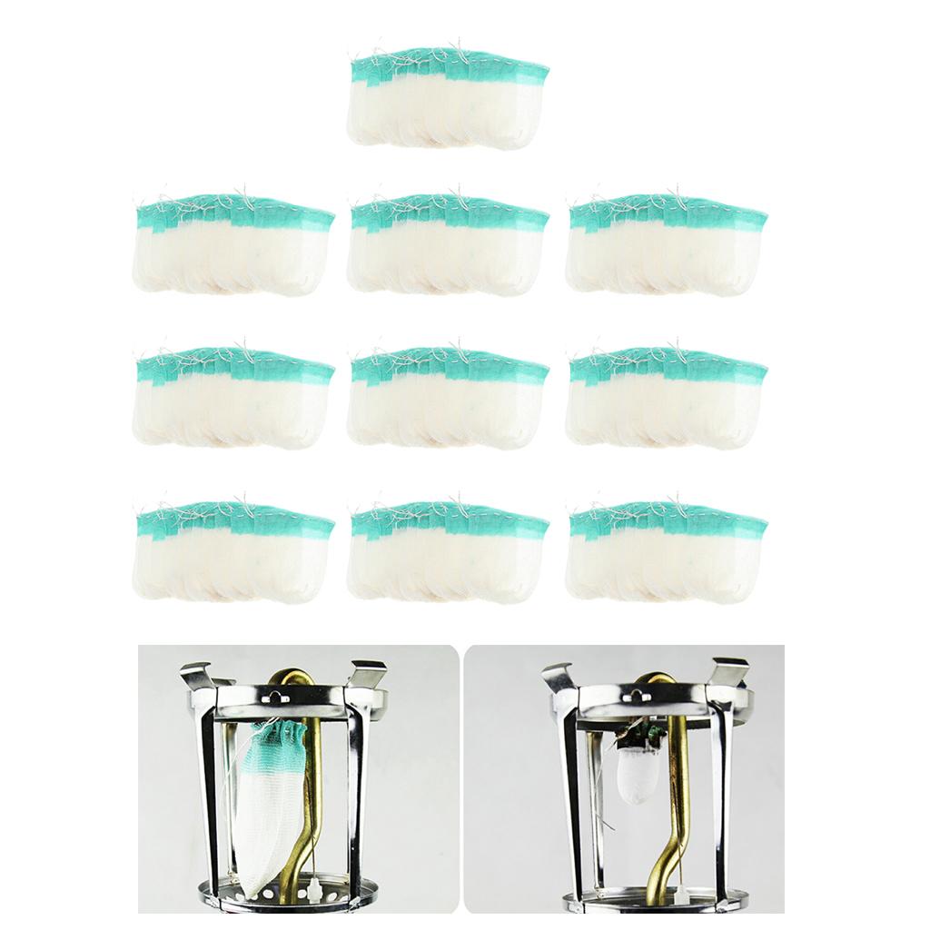 100 Pieces Universal Camping Gas Lamp Lantern Mantles Replacement Covers