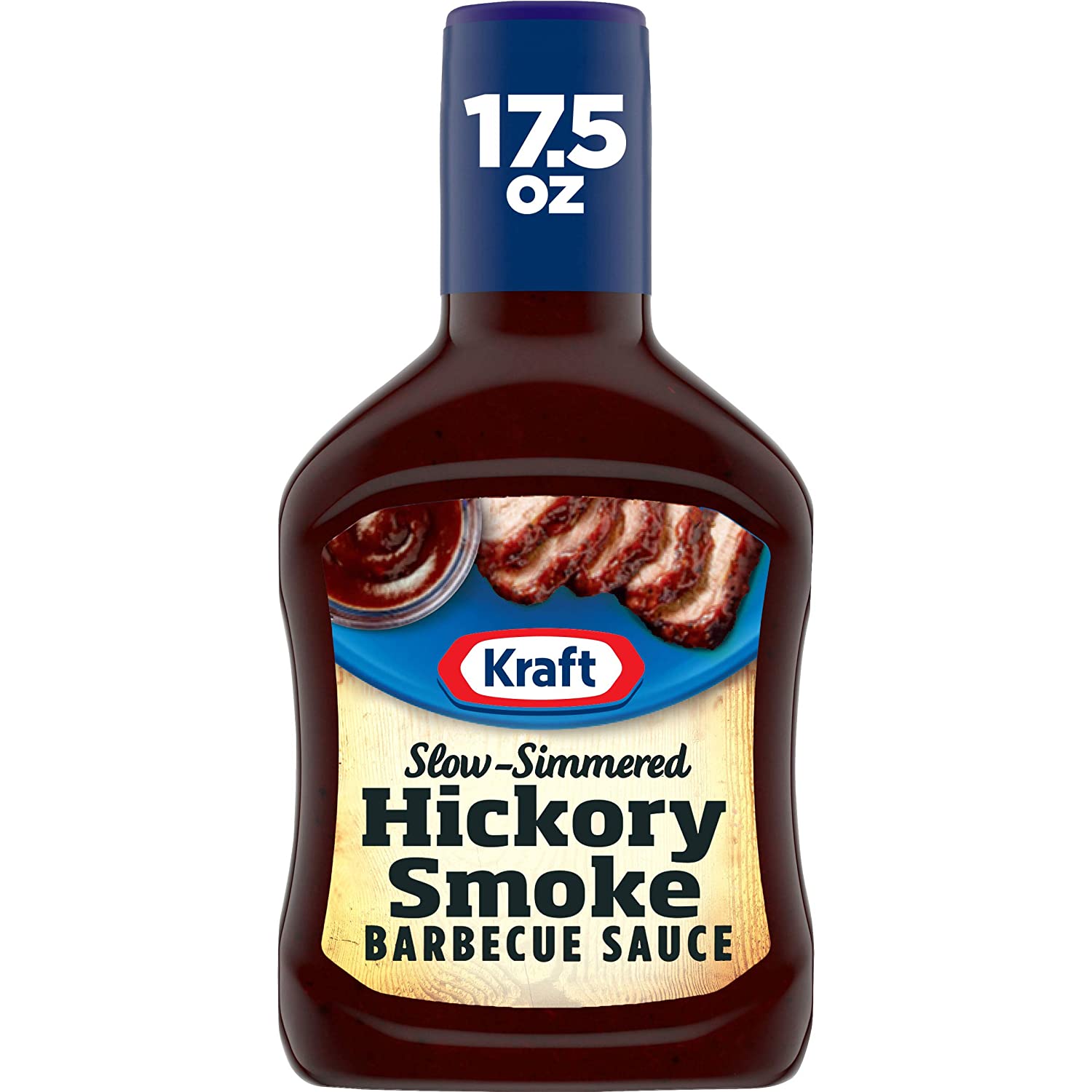 Xốt Thịt Nướng BBQ Vị Khói hiệu Kraft Hickory Smoke Barbecue Sauce - Chai 496g