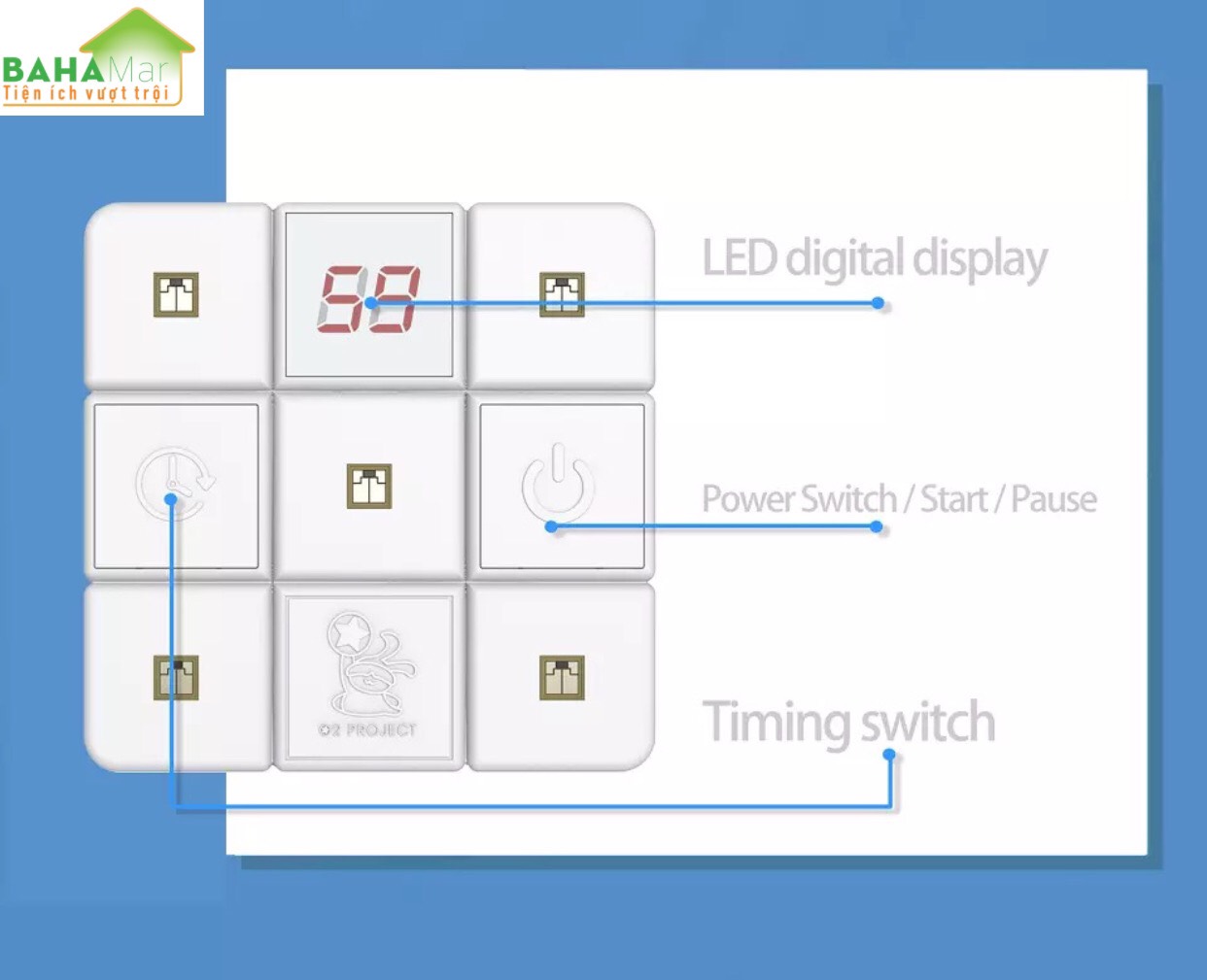 HỘP KHỬ TRÙNG ĐA NĂNG DIỆT KHUẨN UVC LED CẦM TAY - MÁY TIỆT TRÙNG BỎ TÚI "BAHAMAR" Sử dụng tia cực tím khử khuẩn đồ dùng hàng ngày, Nhỏ gọn bỏ túi và hiệu quả sử dụng cao