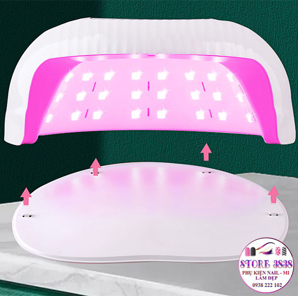 Máy Hơ Gel Sấy Móng H3Plus UV/LED Có Quạt Thổi Chống Nóng Tay Công Suất Lớn