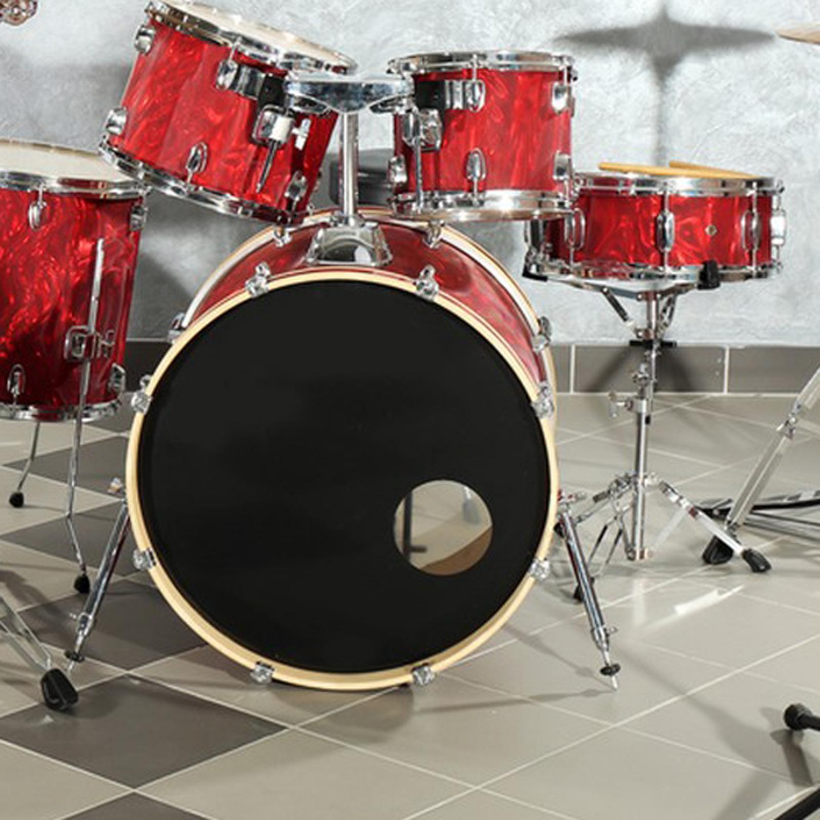 1 Piece Port Hole Protector Pads Drum Rings Easy to Use Non Slip Bass Drum
