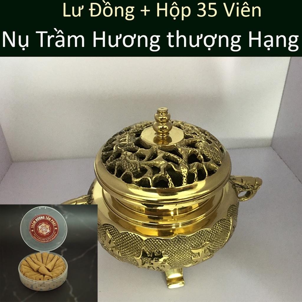 Lư Đồng đốt Trầm Hương - Cực sang