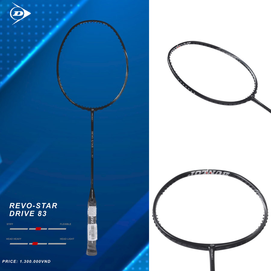 Vợt cầu lông Dunlop Revo Star Driver 83 - Vợt cân bằng