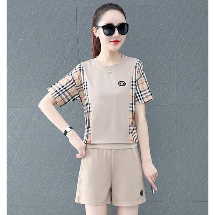 SÉT BỘ NGẮN CÁ TÍNH PHỐI SỌC KEM