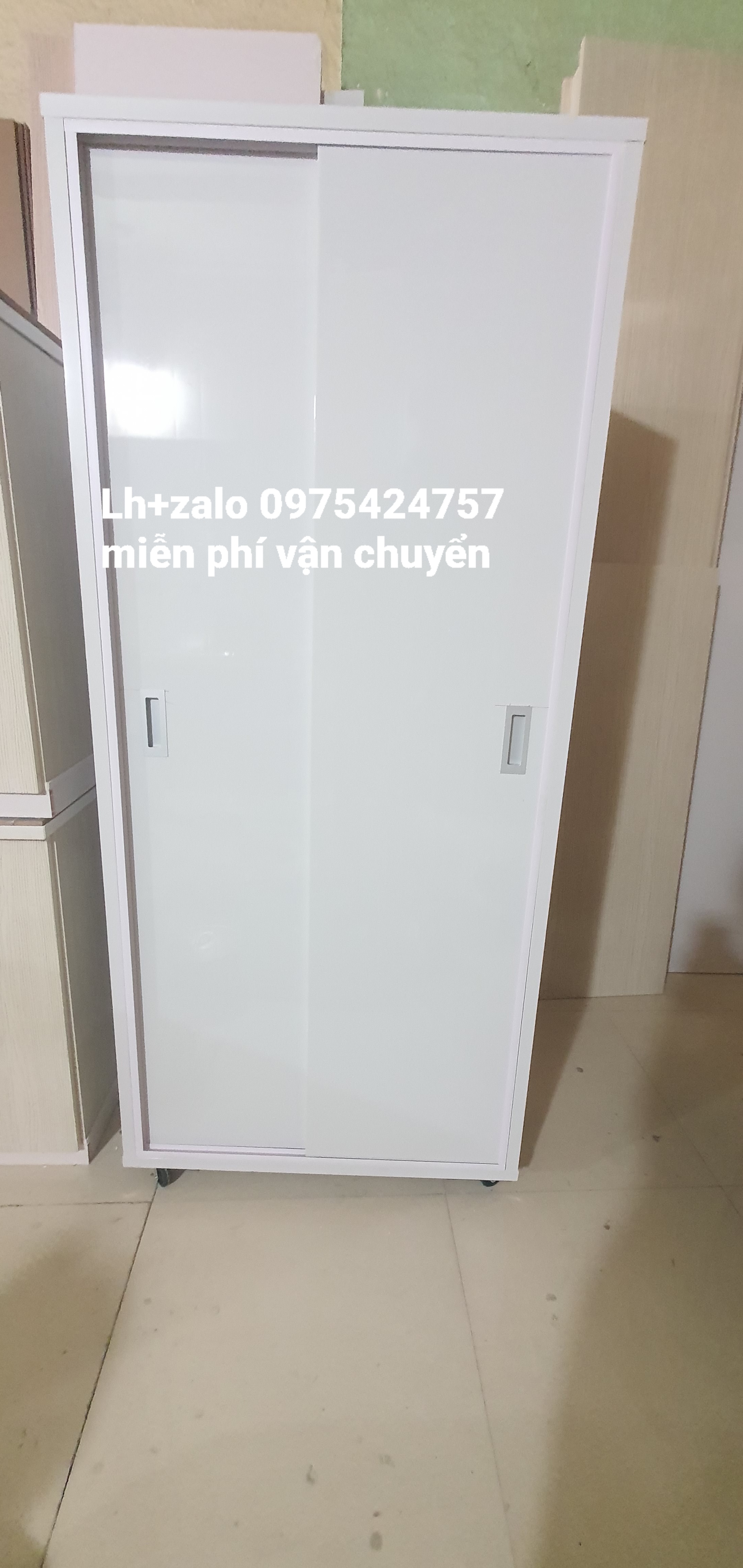 Tủ nhựa đài loan 2 cánh lùa