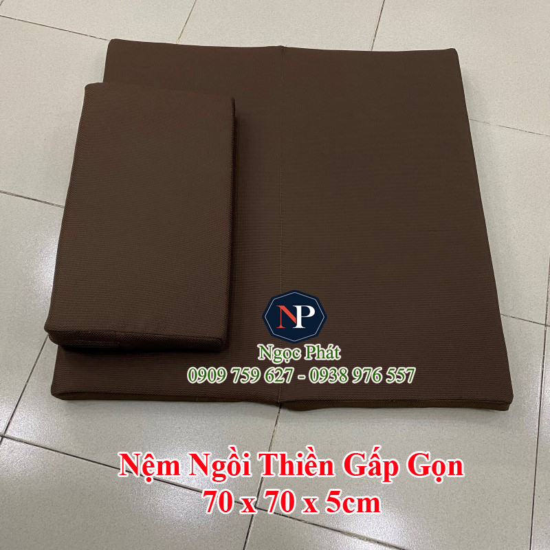 Đệm Ngồi Thiền 70x70x5cm Gấp Gọn Tiện Dụng, Bảo Hành 12 Tháng - Bạn Phải Mua Ngay