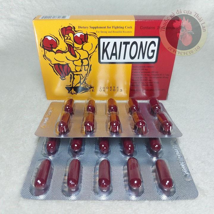 Kaitong - thuốc kích gà đá 7 ngày - 1 hộp / 20 viên